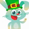 Cute Leprechaun Rabbit Diamond Painting