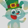 Cute Leprechaun Rabbit Diamond Painting