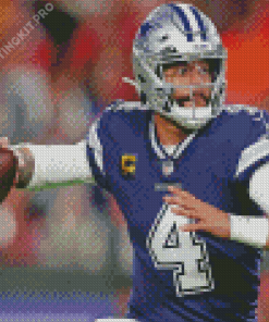 Dak Prescott Diamond Painting