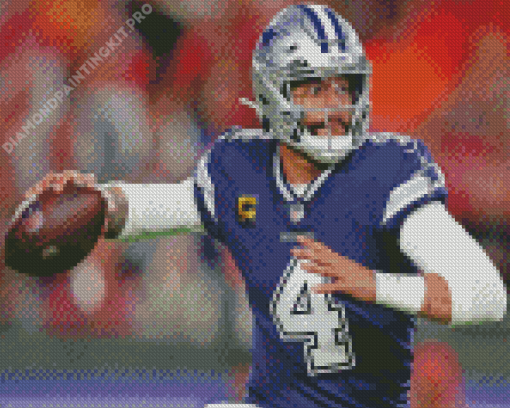 Dak Prescott Diamond Painting