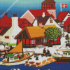 Denmark Bornholm Poster Diamond Painting