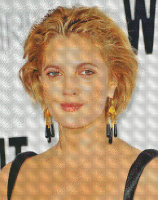 Drew Barrymore Diamond Painting