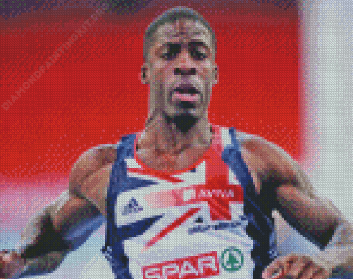 Dwain Chambers Athlete Diamond Painting