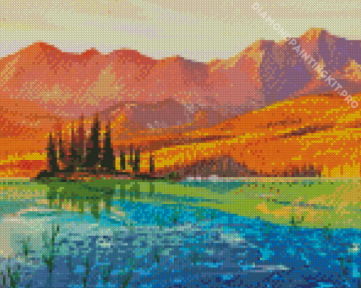 Eibsee Lake Diamond Painting