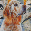 English Setter Art Diamond Painting