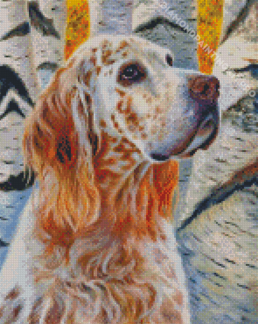 English Setter Art Diamond Painting