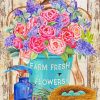 Farm Fresh Peonies Diamond Painting