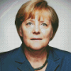 Former Chancellor of Germany Angela Merkel Diamond Painting