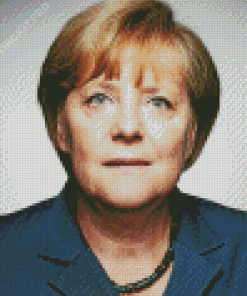 Former Chancellor of Germany Angela Merkel Diamond Painting