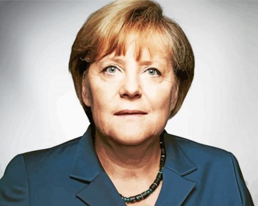 Former Chancellor of Germany Angela Merkel Diamond Painting