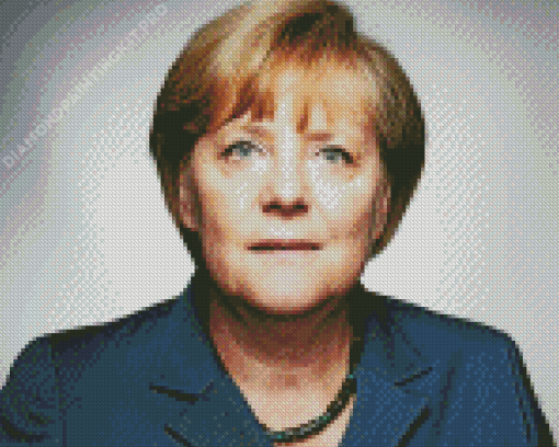 Former Chancellor of Germany Angela Merkel Diamond Painting