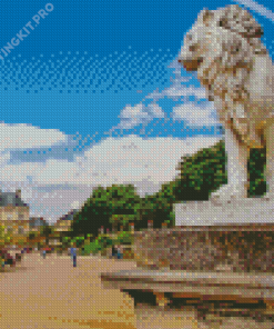 France Luxembourg Gardens Diamond Painting