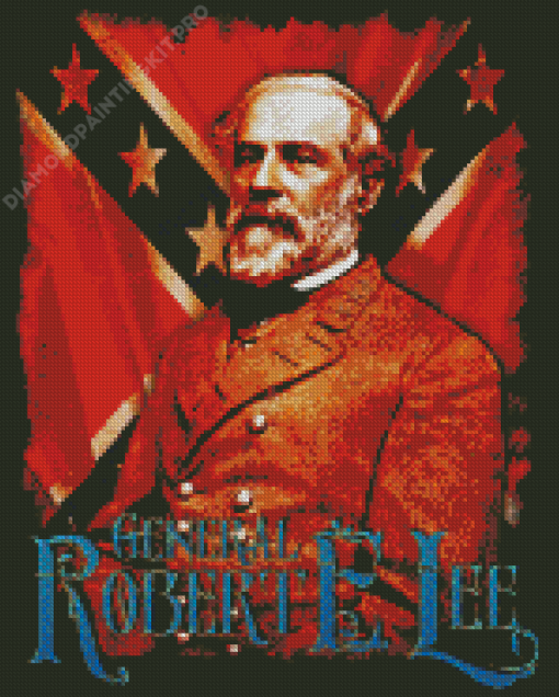 General Robert E Lee Poster Diamond Painting