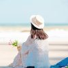 Girl Sitting On Beach Diamond Painting