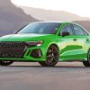 Green Audi A3 Car Diamond Painting