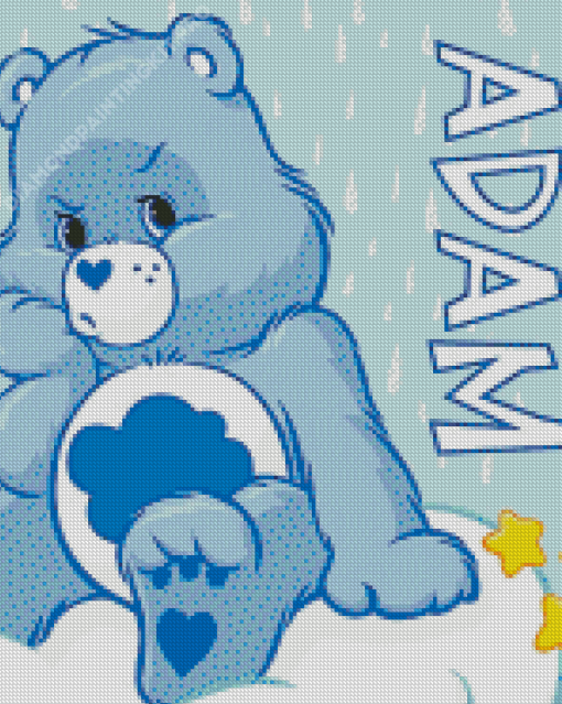 Grumpy Care Bear Diamond Painting