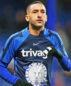 Hakim Ziyech Chelsea Player Diamond Painting