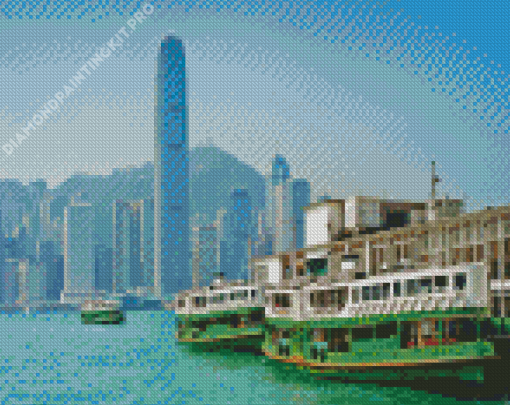 Hong Kong Ferries Diamond Painting