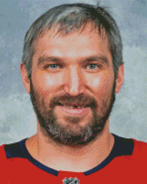 Ice Hockey Alexander Ovechkin Diamond Painting