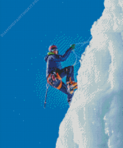 Ice Mountain Climber Diamond Painting