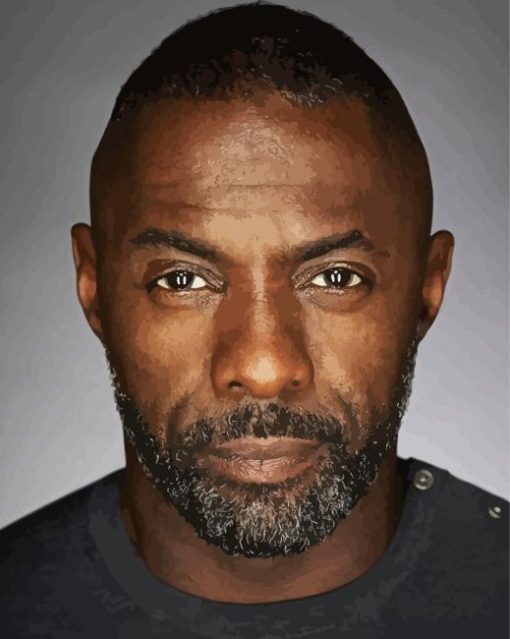 Idris Elba British Actor Diamond Painting