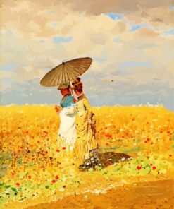 In The Wheat Fields By Giuseppe Diamond Painting