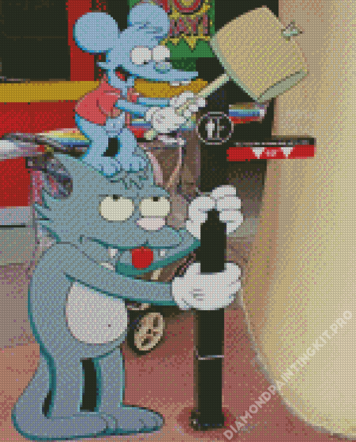 Itchy And Scratchy Animation Diamond Painting
