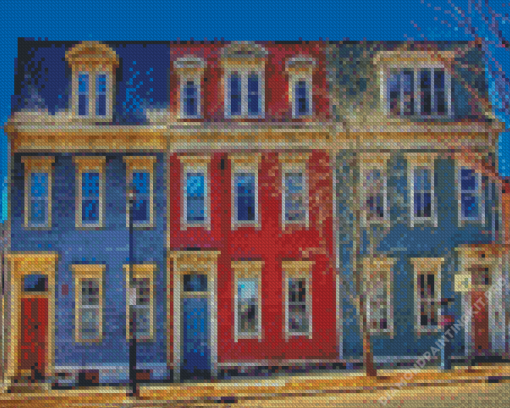 Jellybean Houses Diamond Painting