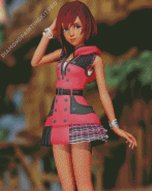 Kairi Kingdom Hearts Game Diamond Painting