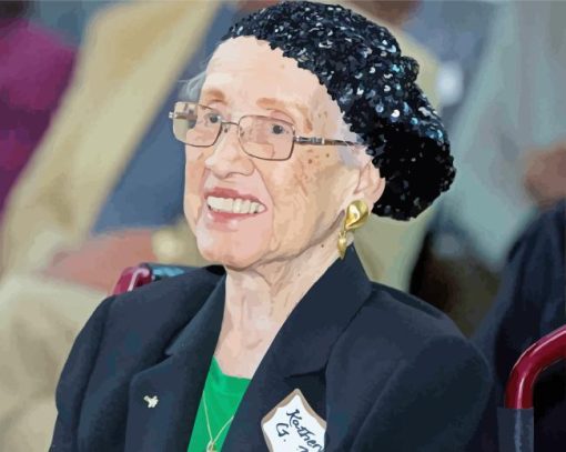 Katherine Johnson Mathematician Diamond Painting