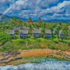 Kauai Beach Houses Diamond Painting