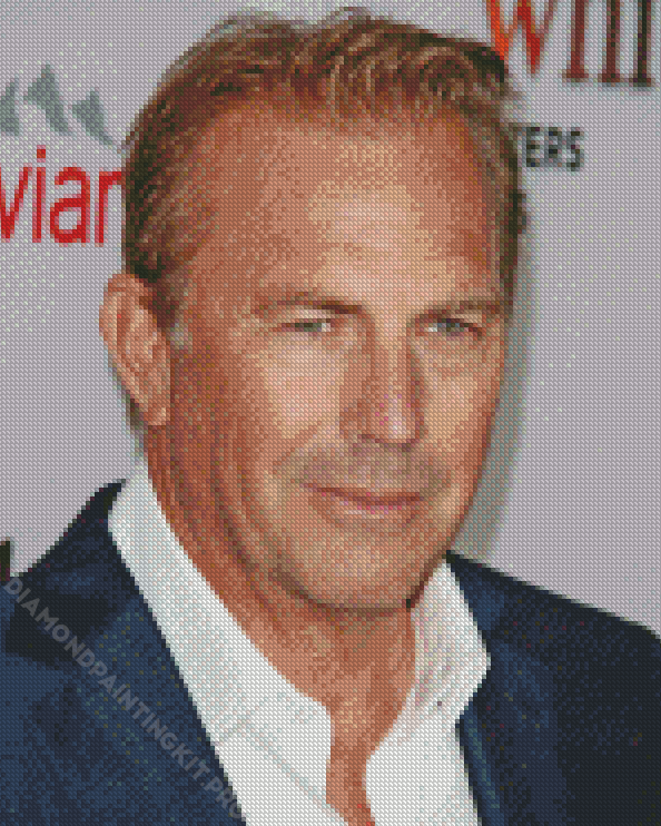 Kevin Costner Actor Diamond Painting