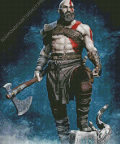 Kratos Diamond Painting