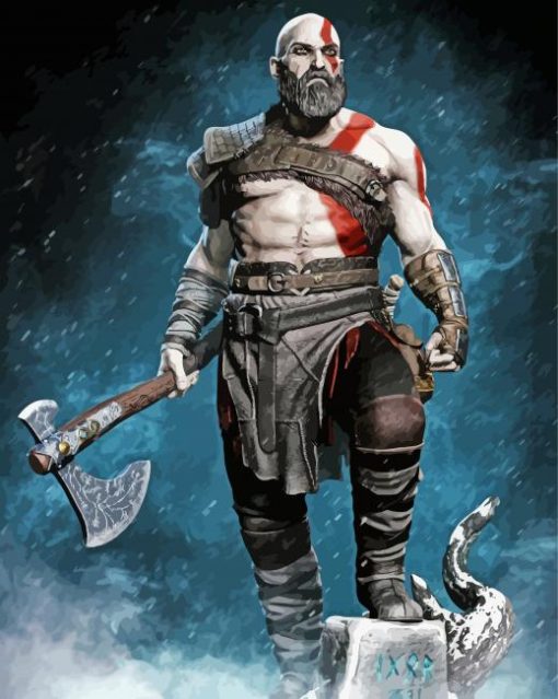 Kratos Diamond Painting