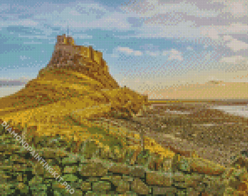 Lindisfarne Castle Diamond Painting