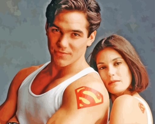 Lois and Clark Diamond Painting