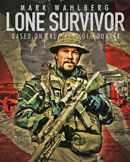 Lone Survivor Mark Wahlberg Diamond Painting