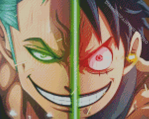 Luffy and Zoro Diamond Painting