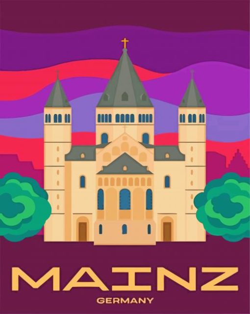 Mainz Germany Poster Diamond Painting