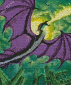Maleficent Dragon Diamond Painting