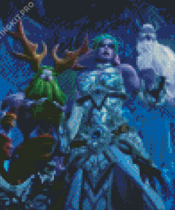 Malfurion and Tyrande Diamond Painting