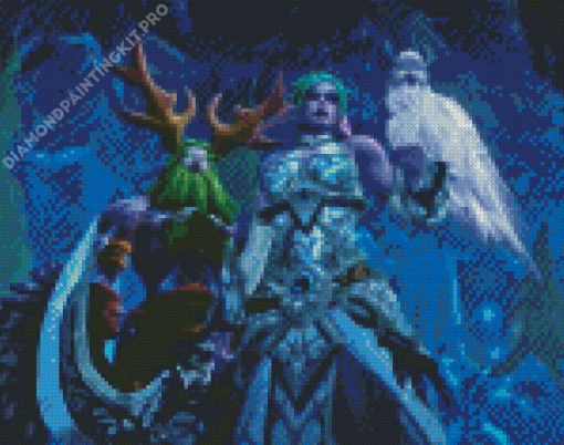 Malfurion and Tyrande Diamond Painting