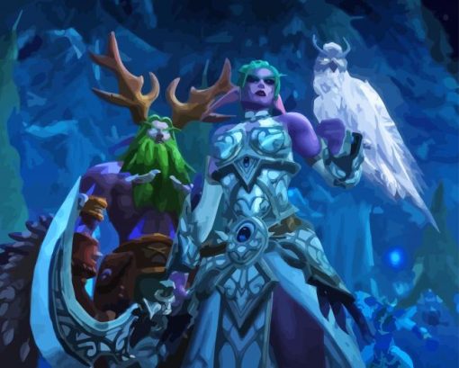 Malfurion and Tyrande Diamond Painting