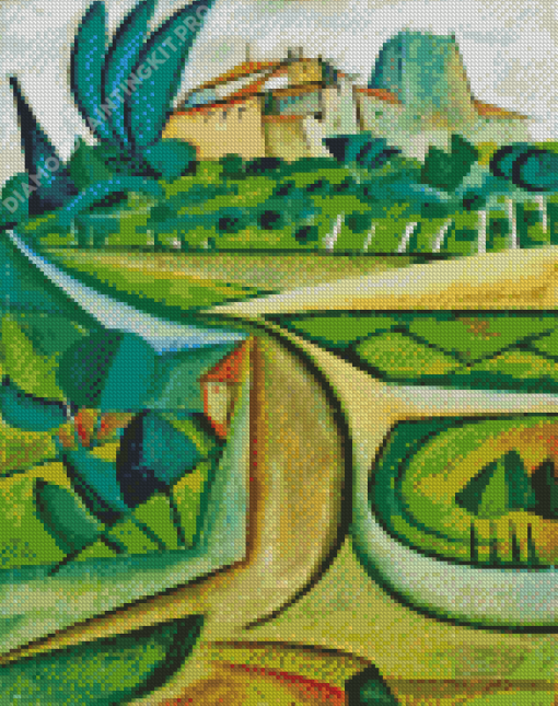 Manhufe Landscape By Amadeo De Souza Diamond Painting