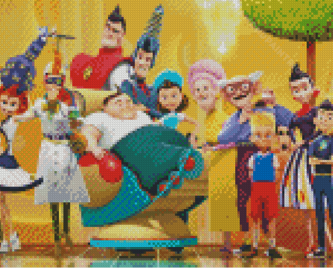 Meet The Robinsons Characters Diamond Painting Diamond Painting Kit Pro