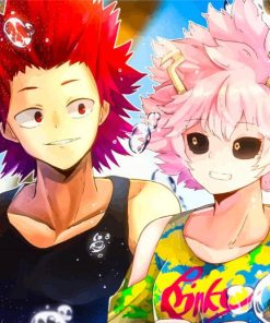 Mina Ashido and Eijiro Kirishima Diamond Painting