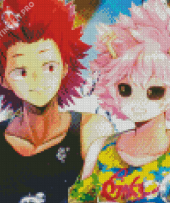 Mina Ashido and Eijiro Kirishima Diamond Painting