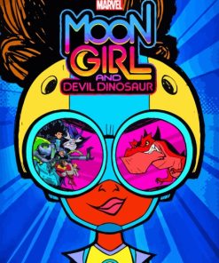 Moon Girl Poster Diamond Painting