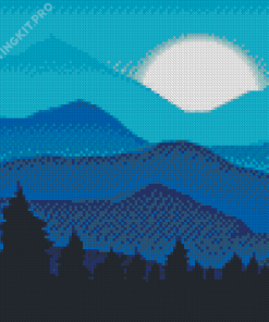 Mountain Horizon Diamond Painting