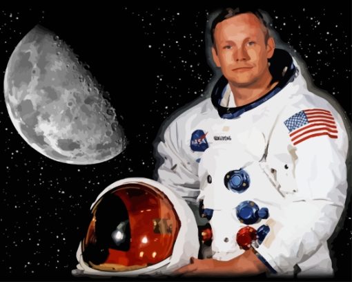 Nasa Neil Armstrong Diamond Painting